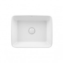 Раковина-чаша Qtap Tern 480х370х135 White с донным клапаном QT17112074W (28640) - изображение 1