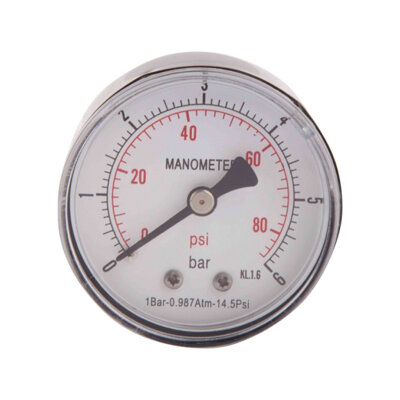 Манометр SD Plus 6 бар 1/4&quot; , заднее подключение SD1716B (21788)