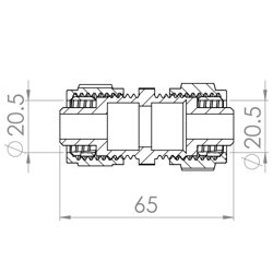 Муфта обтискна SD Forte 20 SF170W2020 - зображення 2