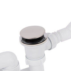 Сифон для ванны Lidz (WHI) 60 03 V002 02 с ревизией (выход 50 мм) (24094) - изображение 3