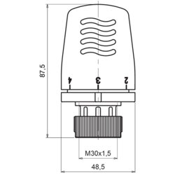 Термоголовка Icma 30х1,5 №1101 (15993) - изображение 2