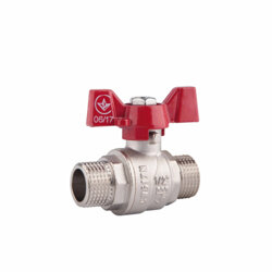 Кран шаровой SD Forte 1/2&quot; НР для воды (бабочка) SF606W15 (16980) - изображение 1