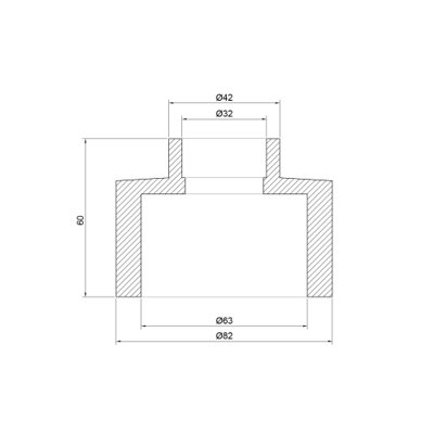 Муфта PPR Thermo Alliance 63х32 - зображення 2