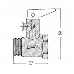 Підривний клапан Icma 1/2&quot; №GS09 - зображення 2