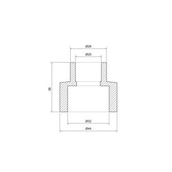 Муфта PPR Thermo Alliance 32х20 - зображення 2