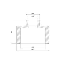 Муфта PPR Thermo Alliance 63х25 (20434) - изображение 2