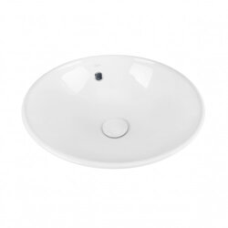 Раковина-чаша Qtap Robin 410х410х180 White з донним клапаном QT1311A004W - зображення 3