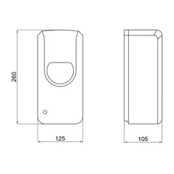 Дезінфектор Qtap Pohodli 6V безконтактний QT170WH42921 White (Zdraví) - зображення 2