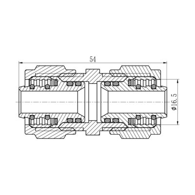 Муфта обжимная SD Forte 16 SF170W1616 (19911) - изображение 2