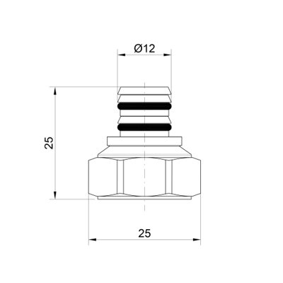 Наконечник Icma 1/2&quot; 16х2 №98 - зображення 2