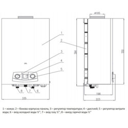 Колонка газова димохідна Thermo Alliance JSD20-10QB 10 л EURO - зображення 2