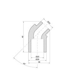 Кутик PPR Thermo Alliance 20, 45° - зображення 2