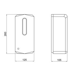 Дезінфектор Qtap Pohodli 6V безконтактний QT170WH42923 White (Zdraví) - зображення 2