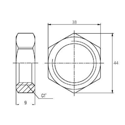Контргайка SD Forte 1&quot; SF35025 - зображення 2