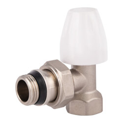 Купить Кран радіаторний SD Plus 1/2&quot; ВЗ з антипротіканням кутовий SD228W15
