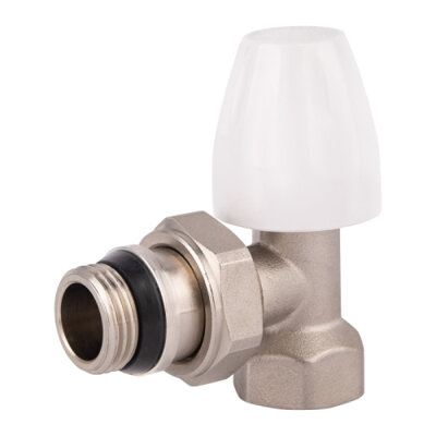Кран радіаторний SD Plus 1/2&quot; ВЗ з антипротіканням кутовий SD228W15