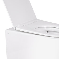 Унитаз напольный Qtap Swan безободковый с сиденьем Soft-close QT16223178W (24176) - изображение 5