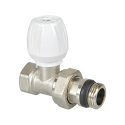 Кран радіаторний Icma 1/2&quot; з антипротіканням прямий №813+940 - зображення 1