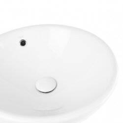 Раковина-чаша Qtap Robin 383х383х175 White с донным клапаном QT1311L408W (28569) - изображение 5