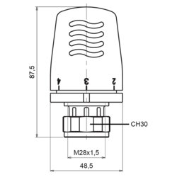 Термоголовка Icma 28х1,5 №1100 (15992) - изображение 2