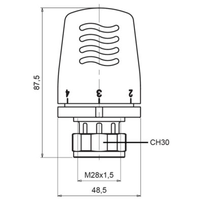 Термоголовка Icma 28х1,5 №1100 (15992) - изображение 2