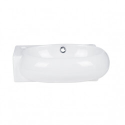 Раковина Qtap Leo 420x280x150 White с донным клапаном QT11115011LW (28558) - изображение 3