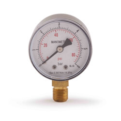 Манометр SD Plus 50 мм 1/4&quot;, нижнє підмикання SD1706B - зображення 1