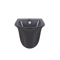 Біде підвісне Qtap Virgo 485х345х365 Matt black QT1855051FMB - зображення 3