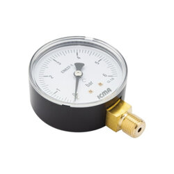 Манометр Icma 1/4&quot; 0-10 бар, нижнє підключення №244 - зображення 3