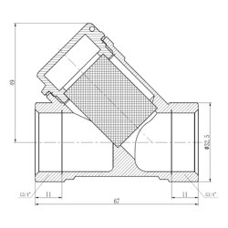 Фільтр SD Forte 3/4&quot; для води SF124W20 - зображення 2