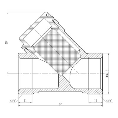 Фільтр SD Forte 3/4&quot; для води SF124W20 - зображення 2