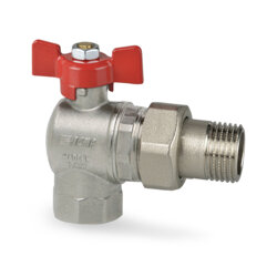 Купить Кран кульовий Icma FAR. ROSSA 3/4&quot; кутовий №361