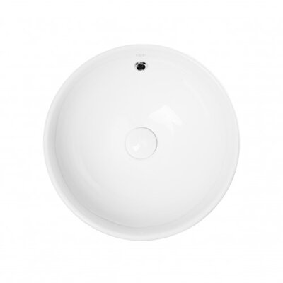 Раковина-чаша Qtap Robin 410х410х180 White з донним клапаном QT1311A004W