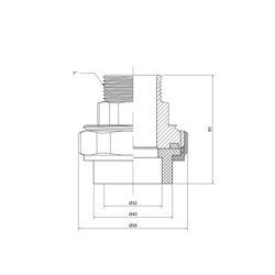 Сгон &quot;Американка&quot; PPR Thermo Alliance 32х1&quot; НР (21207) - изображение 2