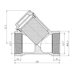 Фільтр SD Forte 1&quot; 1/2 для води SF124W40 - зображення 2