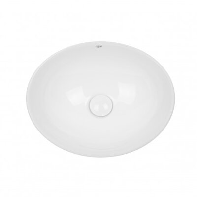 Раковина-чаша Qtap Dove 420x330x150 White з донним клапаном QT06113078W