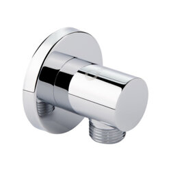 Подключение для шланга Qtap Spojeni округлое QTCRMB030 Chrome (15454) - изображение 1