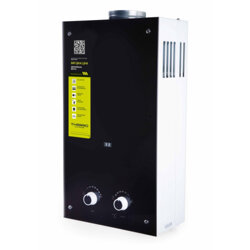 Колонка газова димохідна Thermo Alliance JSD20-10GD 10 л панель скляна Black - зображення 3