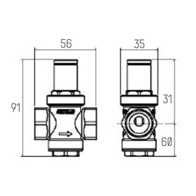 Редуктор Icma 1/2&quot; №248 - зображення 2