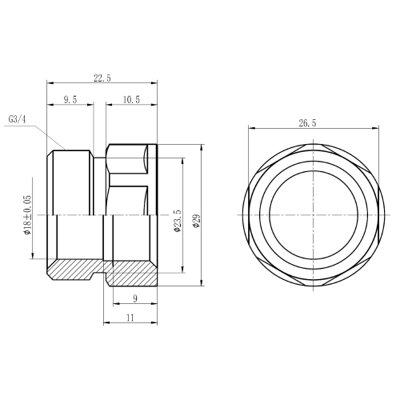 Муфта обтискна SD Forte 20х1/2&quot; В SF171W2015 - зображення 2