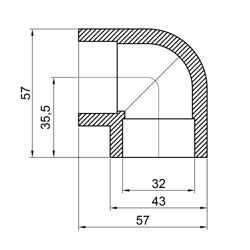 Уголок PPR Thermo Alliance 32, 90° (21058) - изображение 2