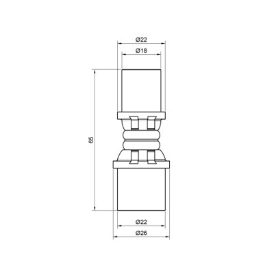 Муфта прес Icma 20х16 №400 - зображення 2