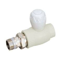 Купить Кран кульовий радіаторний PPR Blue Ocean 20х1/2&quot; прямий