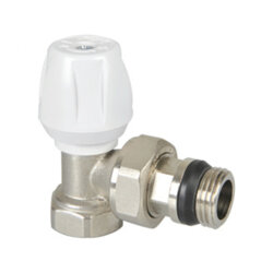 Кран радіаторний Icma 1/2&quot; з антипротіканням кутовий №803+940 - зображення 1