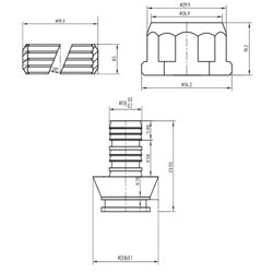 Евроконус SD Forte 16х2 мм, 3/4&quot; SFE00616 (19123) - изображение 2