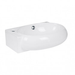 Раковина Qtap Leo 420x280x150 White с донным клапаном QT11115011LW (28558) - изображение 4