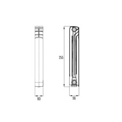 Радіатор біметалічний Thermo Alliance Bi-Ferrum 200/96 0,81 кг - зображення 2