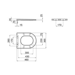 Сидіння для унітаза Qtap (Swan, Jay) з мікроліфтом Slim QT1699SC5176W - зображення 2