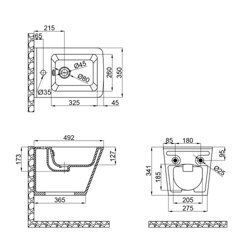 Біде підвісне Qtap Tern 485x345x330 White QT1755052FW - зображення 2