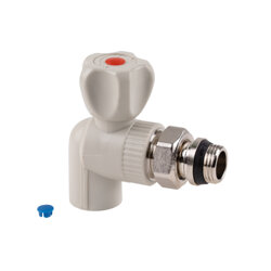 Кран шаровой радиаторный PPR Thermo Alliance 20х1/2&quot; угловой (20605) - изображение 1